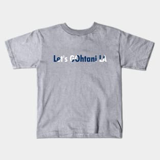 Let's GOhtani LA, Blue and White Kids T-Shirt